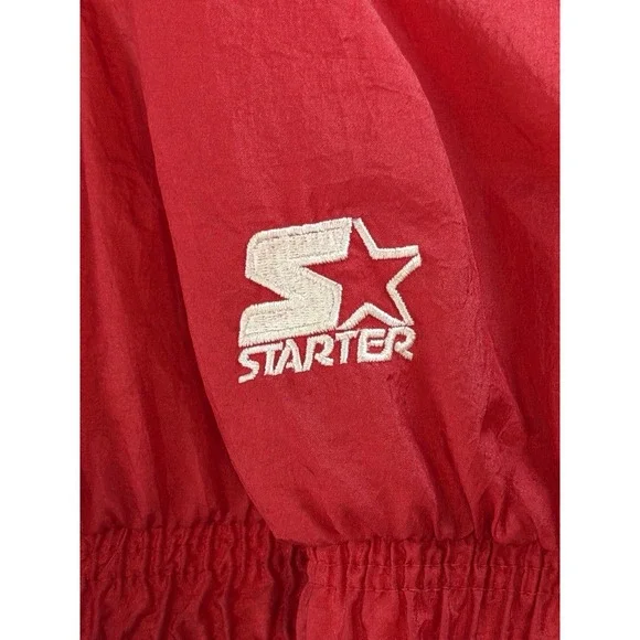 Vintage Starter USA Olympics American Flag AOP Embroidered Windbreaker Size XL - Picture 6 of 7